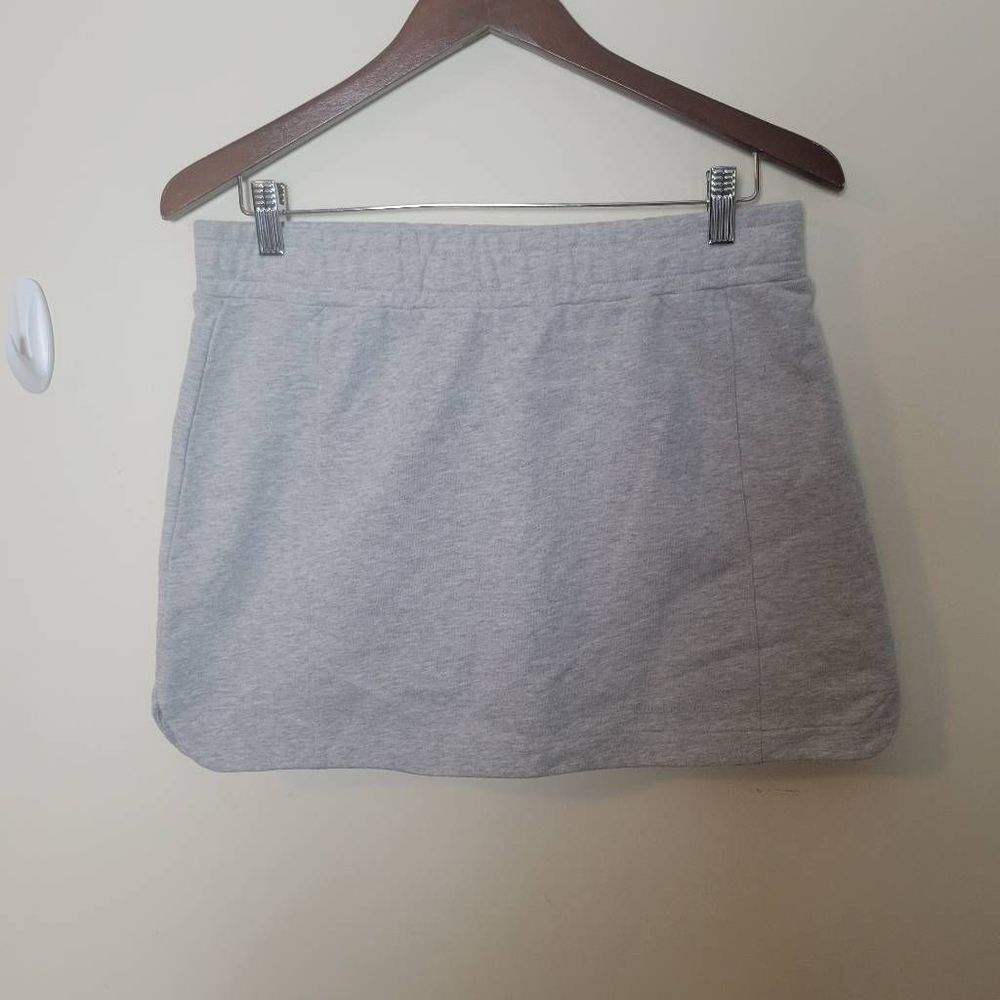 Outdoor Voices Mini Cotton Skirt Grey Medium
